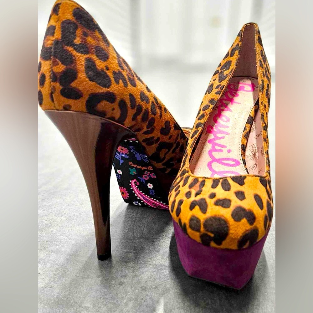 Leopard Print High Heels